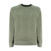 Puur Wol Raglanmouw Sweater Drumohr , Green , Heren