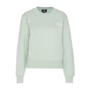 Biologisch Katoen Box Sweatshirt Lange Mouw A.p.c. , Green , Dames