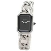 Pre-owned Glass watches Chanel Vintage , Black , Dames