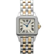 Pre-owned Glass watches Cartier Vintage , White , Dames