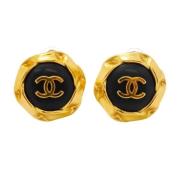 Pre-owned Fabric chanel-jewelry Chanel Vintage , Yellow , Dames