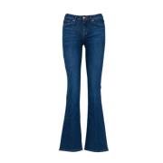 Rose Gold Denim Jeans Don The Fuller , Blue , Dames