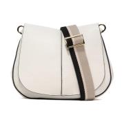 Leren Schoudertas Gianni Chiarini , White , Dames