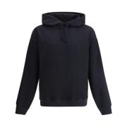 Maxi Print Katoenen Hoodie met Trekkoord Y-3 , Black , Heren