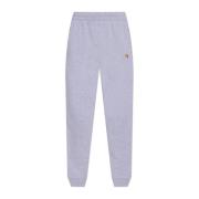 Sweatpants met logo Maison Kitsuné , Gray , Heren