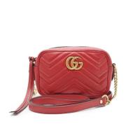 Pre-owned Leather gucci-bags Gucci Vintage , Red , Dames