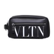 Toilet Bags Valentino Garavani , Black , Heren