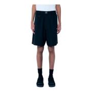 Shorts met afneembare riem en zijstrepen Y-3 , Black , Heren