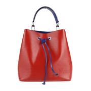 Pre-owned Leather louis-vuitton-bags Louis Vuitton Vintage , Red , Dam...