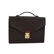 Pre-owned Canvas louis-vuitton-bags Louis Vuitton Vintage , Brown , Da...