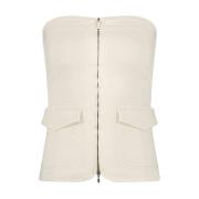 Stijlvolle Gilet Tuomo Ibana , White , Dames