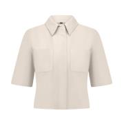 Korte Mouw Blouse Treabhar Ibana , White , Dames