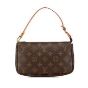 Pre-owned Canvas louis-vuitton-bags Louis Vuitton Vintage , Brown , Da...