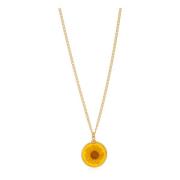 Ketting met bloemmotief A.p.c. , Yellow , Dames