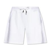 Katoenen shorts met bedrukt logo Dsquared2 , White , Dames