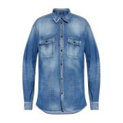 Denim overhemd Dsquared2 , Blue , Heren