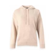 Beige Hoodie Vrijetijdsstijl Max Mara , Beige , Dames