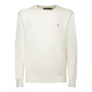 Ivoor Katoen Crew Sweater Polo Ralph Lauren , White , Heren