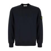 Stijlvolle Sweatshirt voor Mannen Stone Island , Blue , Heren