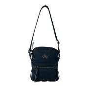 Crossbody Tas met Logo Plaque Vivienne Westwood , Black , Heren