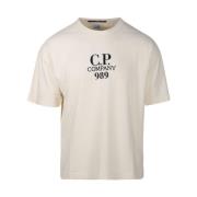 Pistachio Shell T-Shirt C.p. Company , Beige , Heren