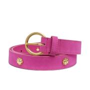 Studded Zonne Riem Fabienne Chapot , Pink , Dames