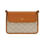 Stijlvolle Schoudertas met Magneetsluiting MCM , Brown , Dames