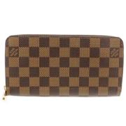 Pre-owned Canvas wallets Louis Vuitton Vintage , Brown , Dames