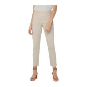 Beige Elastische Mom Jeans Collectie Only , Beige , Dames