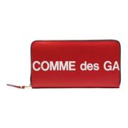 Logo Portemonnee Stijlvol Compact Ontwerp Comme des Garçons , Red , He...