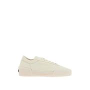 Beige Leren Minimalistische Aerobic Sneakers Fear Of God , Beige , Her...