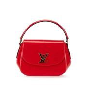 Pre-owned Leather louis-vuitton-bags Louis Vuitton Vintage , Red , Dam...