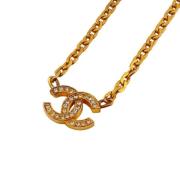 Pre-owned Metal chanel-jewelry Chanel Vintage , Yellow , Dames