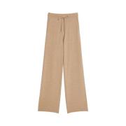 Luxe wollen en kasjmier broek Max Mara , Beige , Dames