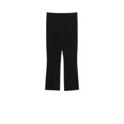 Elegant Wide Leg Trousers Max Mara , Black , Dames