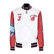 NBA Burst Bomberjack Dwyane Wade Mitchell & Ness , Multicolor , Heren