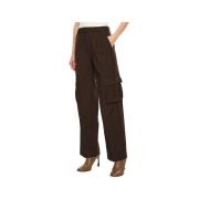 Bruine Klassieke Damesbroek Guess , Brown , Dames