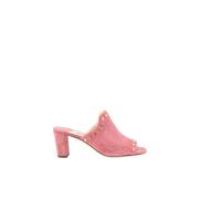 Pre-owned Suede mules Jimmy Choo Pre-owned , Pink , Dames