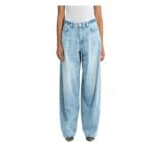 Heldere Blauwe Denim Jeans Haikure , Blue , Dames