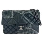 Pre-owned Leather chanel-bags Chanel Vintage , Black , Dames