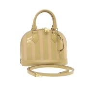 Pre-owned Leather handbags Louis Vuitton Vintage , Beige , Dames