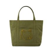 Tote Bags Maison Kitsuné , Green , Dames