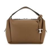 Leren handtas in Biscuit-stijl Tod's , Brown , Dames