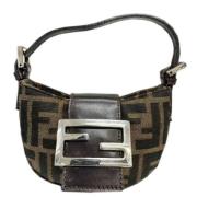 Pre-owned Canvas fendi-bags Fendi Vintage , Brown , Dames