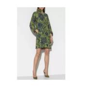 Mini jurk met print Luisa Cerano , Green , Dames