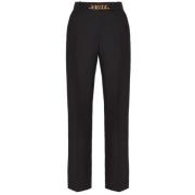 Zwarte Pant 0NO Mode Stijl Valentino Garavani , Black , Dames