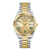 Heren Horloge Twee-Tinten GD Connoisseur Gw0265G14 Guess , Yellow , He...