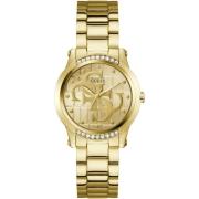 Dames armbandhorloge goud GT Annette Gw0861L2 Guess , Yellow , Dames