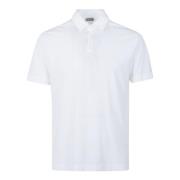 Katoenen Polo Shirt Wit Korte Mouw Zanone , White , Heren