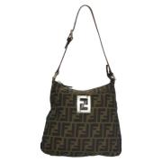 Pre-owned Canvas fendi-bags Fendi Vintage , Brown , Dames